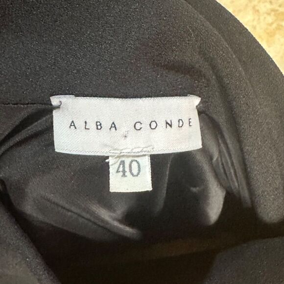 Fabulous Alba Conde Designer Dressy Blouse Pleated Sleeves EU 40 - Picture 4 of 5